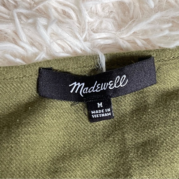 Madewell Olive Green Mini Dress - Picture 8 of 13